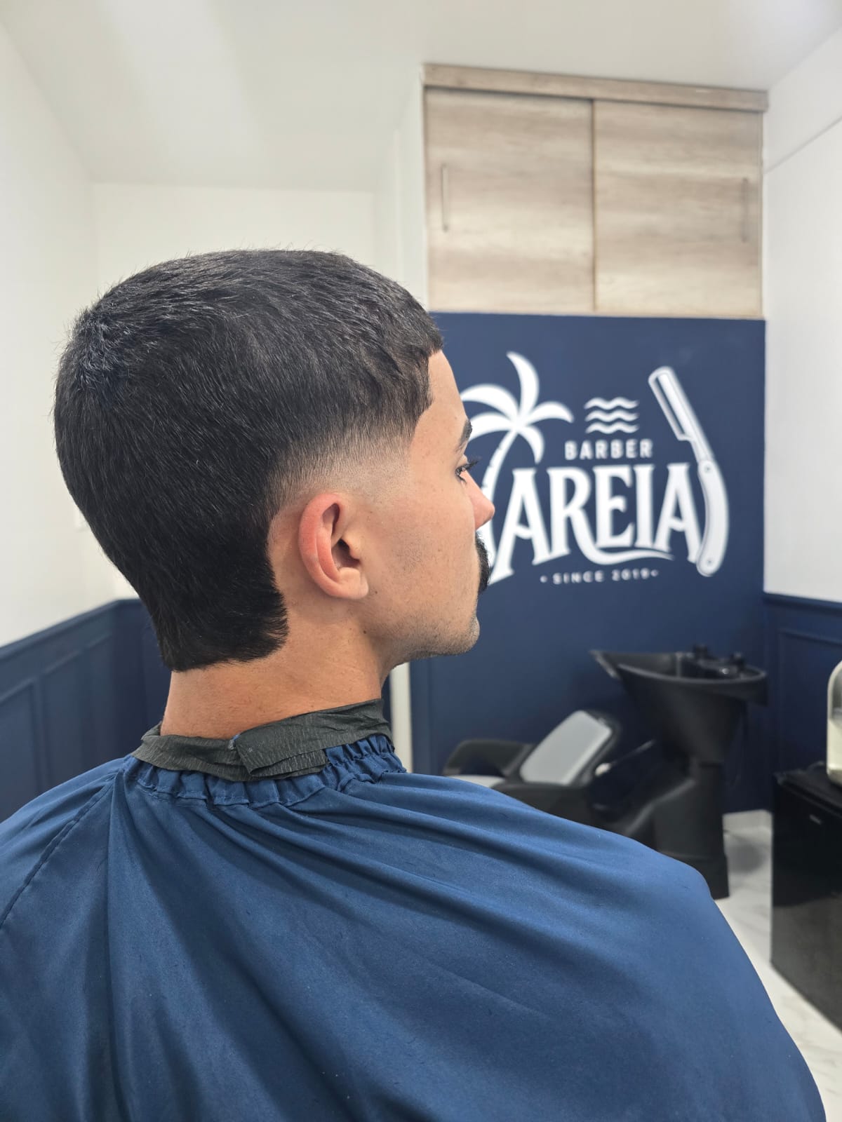 Corte realizado pela Barber Areia em Cabo Frio