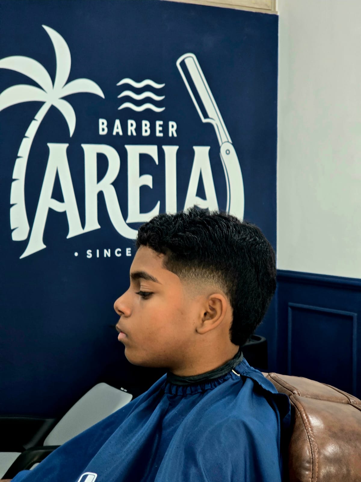 Corte realizado pela Barber Areia em Cabo Frio