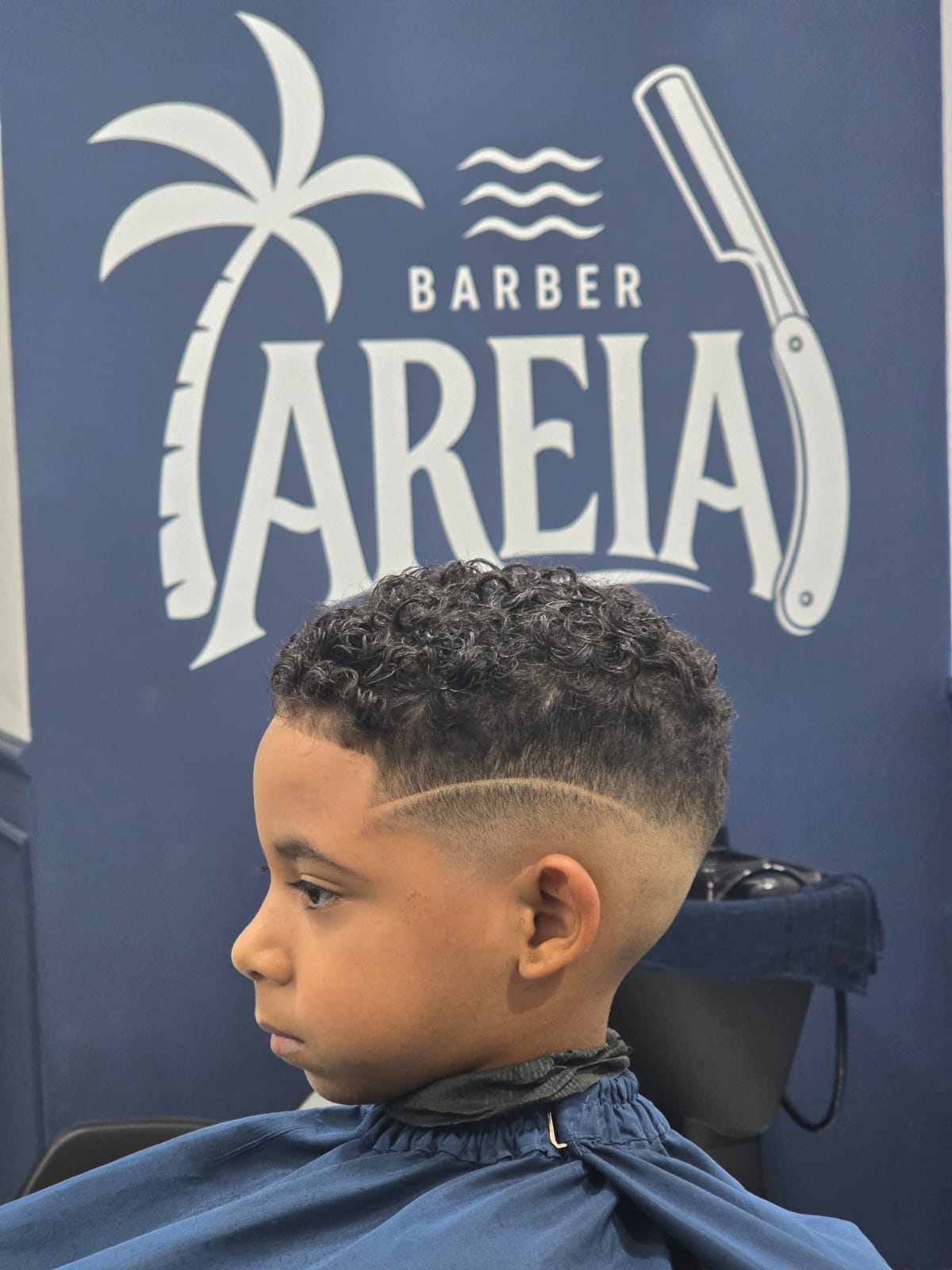 Corte realizado pela Barber Areia em Cabo Frio